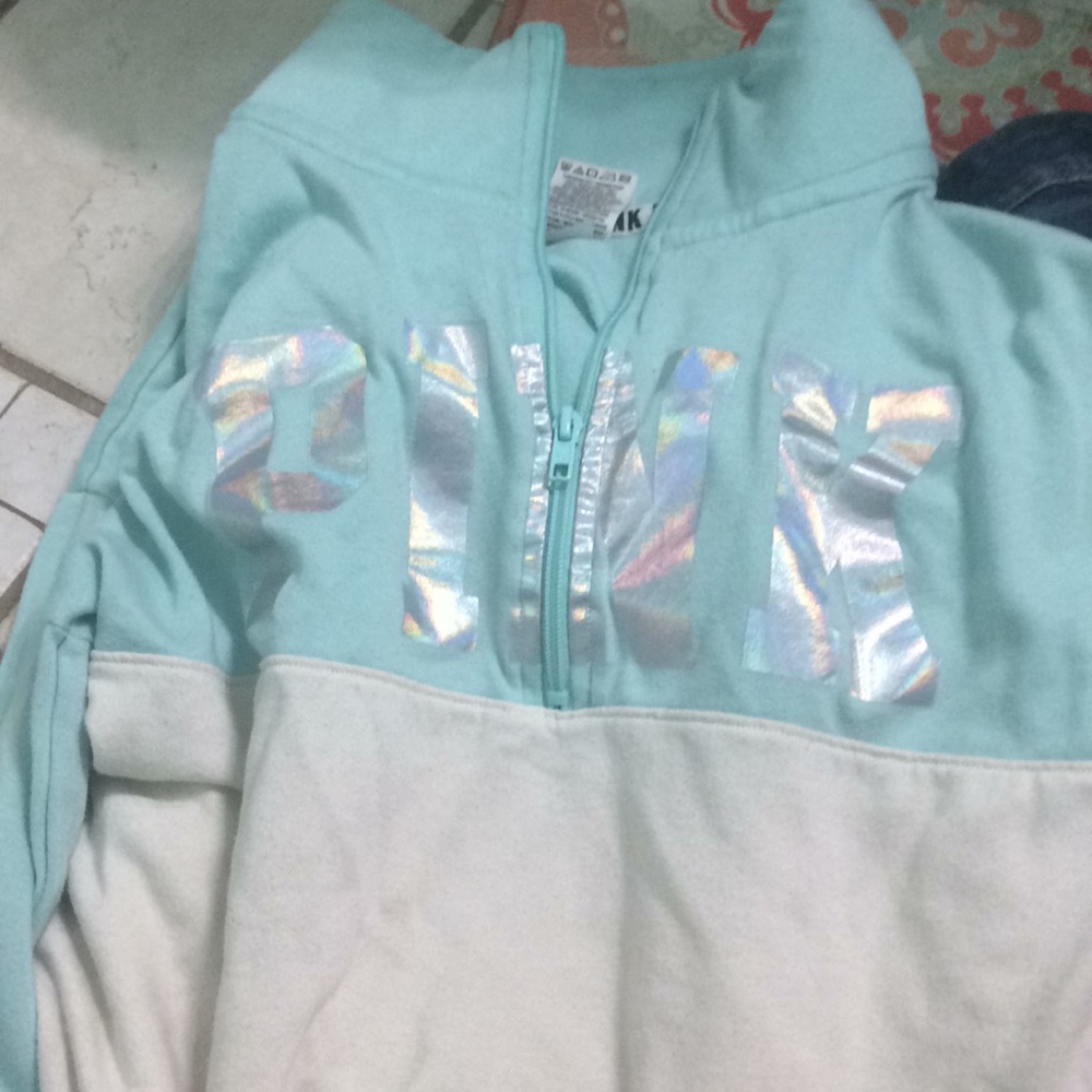 Teal Vs pink jacket